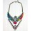 Exaggerate Luxurious Shiny Color Eagle Pattern Alloy with Resin/Rhinestone Women Necklace Choker
