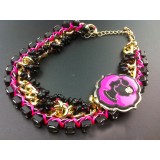 Wholesale - Exaggerate Luxurious Shiny Color Chunky Portrait Pattern Alloy with Resin/Rhinestone Women Necklace Choker