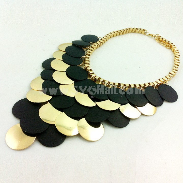 Exaggerate Luxurious Shiny Color Punk Pattern Alloy with Resin/Rhinestone Women Necklace Choker