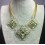 Exaggerate Luxurious Shiny Color Two-layer Chunky Alloy with Resin/Rhinestone Women Necklace Choker
