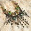 Unique Exaggerate Luxurious Shiny Color Chunky Alloy with Resin/Rhinestone Women Necklace Choker