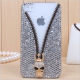 Wholesale - Zopper & Skull Rhinestone Phone Case Back Cover for iPhone4/4S iPhone5