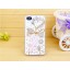 Ribbon with Loving Heart Pattern Rhinestone Phone Case Back Cover for iPhone4/4S iPhone5