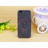 Wholesale - Skull with Metal Chain Rhinestone Phone Case Back Cover for iPhone4/4S iPhone5