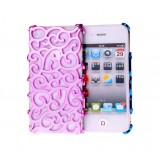 Wholesale - Flora Hollow Carved Pattern Hard Case for iPhone4/ss