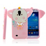 Wholesale - Lovely Pink Elephant Pattern Silicone Case for Samsung 9500