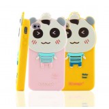 Wholesale - Cartoon Cute Bear Pattern Silicone Case for iPhone4/4s