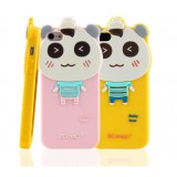 Wholesale - Cartoon Cute Bear Pattern Silicone Case for iPhone5