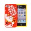 Lovely Plutus Cat Pattern Silicone Case for iPhone4/4s