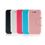 Wholesale - Simple PU Leather Pattern Case with Card Slot for iPhone4/4s