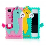 Wholesale - Lovely Cartoon Horse Pattern Silicone Case for iPhone5