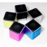 Wholesale - YueSong T14 Aluminium Alloy Speaker Square Pattern Support TF Card with FM Radio