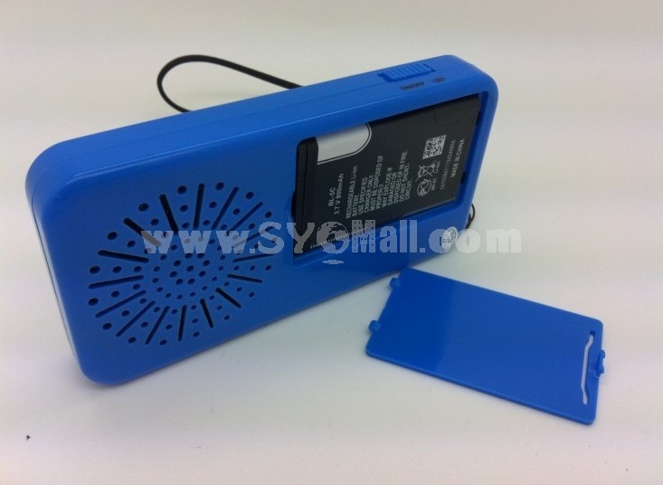 Mini Portable Phone Pattern Multi Card Reader Speaker