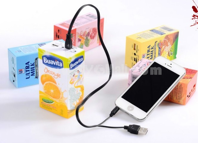 Mini Portable Drink Pattern Multi Card Reader Speaker