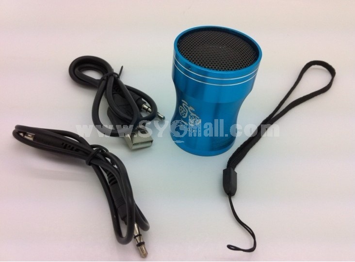 S-07 Metal Mini Portable Multi Card Reader Speaker