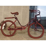 Wholesale - Creative Handwork Metal Decorative Women's Pattern Bicycles/Brass Crafts 