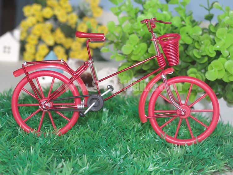 Creative Handwork Metal Decorative Color Aluminum Bicycles/Brass Crafts 