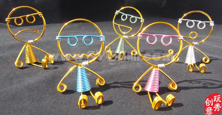 Creative Handwork Metal Decorative Cute Doll/Brass Crafts 