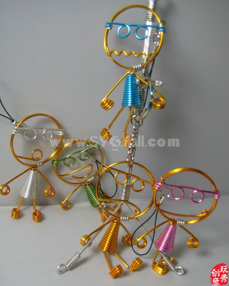 Creative Handwork Metal Decorative Cute Doll/Brass Crafts 