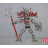 Wholesale - Creative Handwork Metal Decorative Red Spider Head Robot/Brass Crafts 