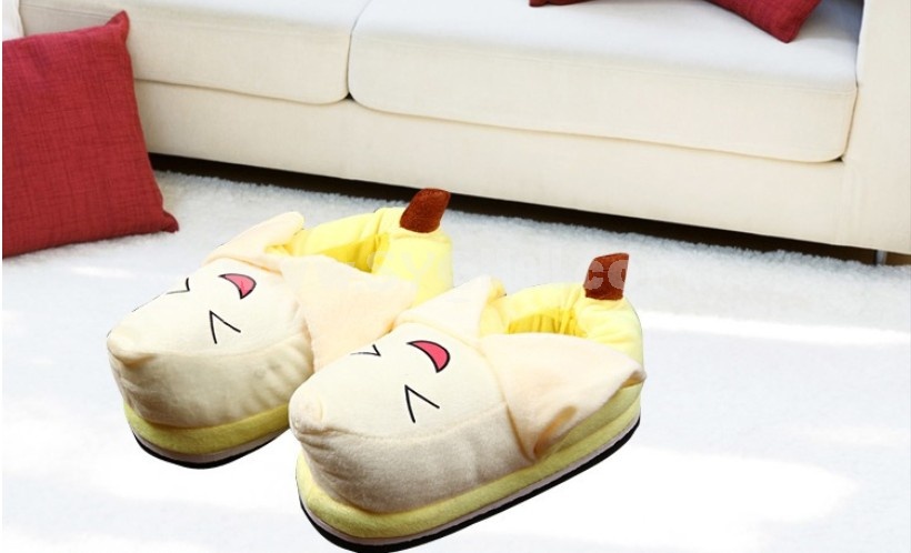 Lovely Cartoon Fruits Style High-top Cotton Slipper