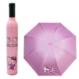 Wholesale - Creative Cute Wine Bottle Pattern Umbrella