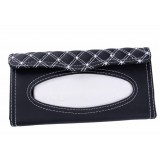 Wholesale - Convenient Overhead Sunshade PU Leather Tissue Box Container