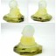 Car Accessories Décor Dull Polish Crystal Little Monk Pattern Perfume Bottle Artware 