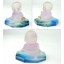 Car Accessories Décor Dull Polish Crystal Little Monk Pattern Perfume Bottle Artware 