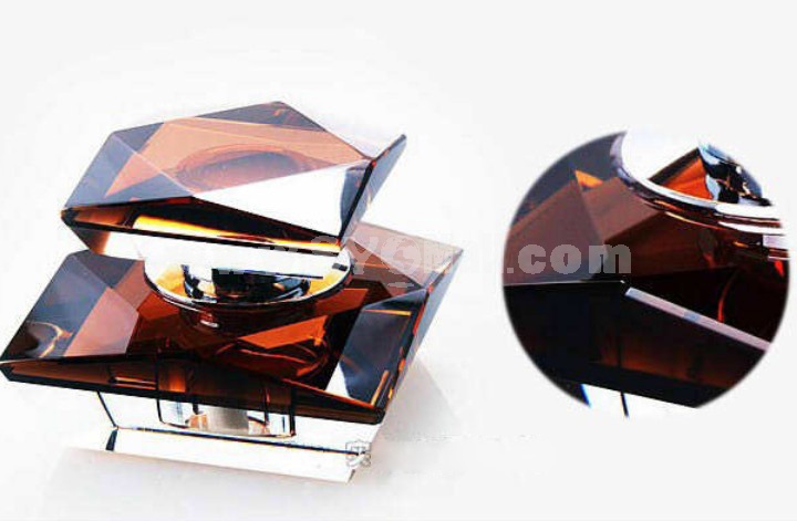 Car Accessories Décor Crystal Pattern Perfume Bottle Artware 