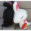 Cartoon Rabbit Pattern Decor Air Purge Auto Bamboo Charcoal Case Bag Car Accessories Plush Toy A Pair 2 PCs