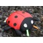 Cartoon Ladybird Pattern Decor Air Purge Auto Bamboo Charcoal Case Bag Car Accessories Plush Toy