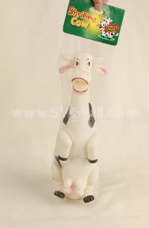 Creative Decompressing Screech Toy Party Toy- Squawking Cow (Large Size)