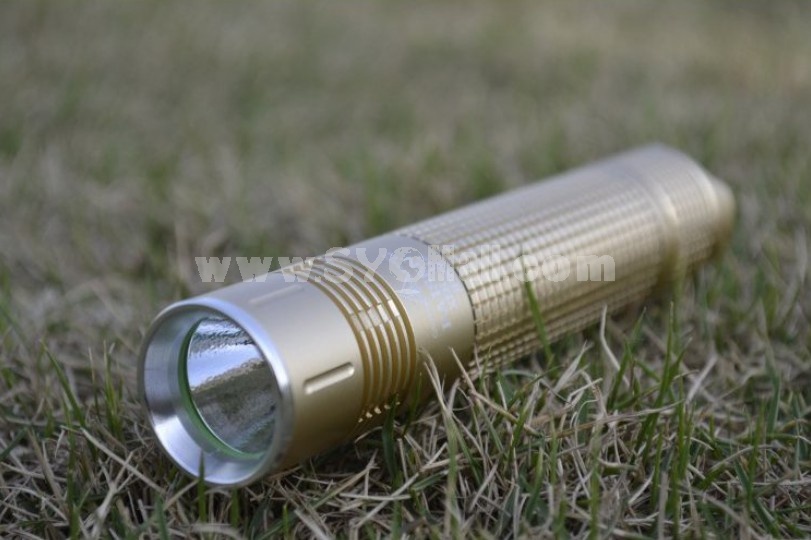 PAISEN XML U2 Rechargeable Mini Mechanical Variable Focus Waterproof LED Glare Flashlight for Outdoors
