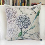 Wholesale - Decorative Printed Morden Stylish Flora Style Throw Pillow