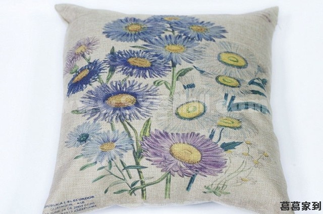 Decorative Printed Morden Stylish Flora Style Throw Pillow