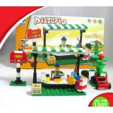 Wholesale - WANGE High Quality Plastic Blocks Business Street Series 107 Pcs LEGO Compatible