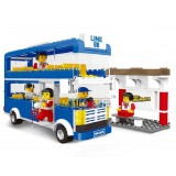 Wholesale - WANGE High Quality Plastic Blocks Bus Series 302 Pcs LEGO Compatible