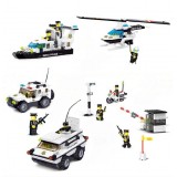 Wholesale - WANGE High Quality Plastic Blocks Police Series 568 Pcs LEGO Compatible