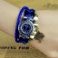 Retro Style Women's Hand Knitting Alloy Quartz Movement Glass Round Fashion Watch with Tree Pendant (More Colors)