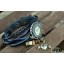 Retro Style Women's Hand Knitting Alloy Quartz Movement Glass Round Fashion Watch with Heart Pendant (More Colors)