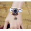 Retro Style Women's Hand Knitting Alloy Quartz Movement Glass Round Fashion Watch with Crown Pendant (More Colors)