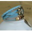 Retro Style Women's Hand Knitting Alloy Quartz Movement Glass Round Fashion Watch with Flying Wing Pendant (More Colors)