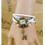 Retro Style Women's Hand Knitting Alloy Quartz Movement Glass Round Fashion Watch with deer Pendant (More Colors)