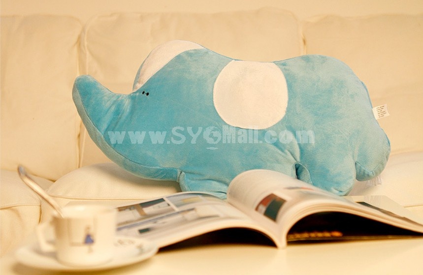 Cute Blue Elephant Plush Toy 15cm/6in
