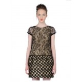 Wholesale - Vintage Leopard Printing Dress Evening Dress