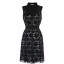 KM 2013 New Arrival Polo Collar Sleeveless Lace Slim Dress Evening Dress DQ241