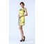2013 New Arrival Vintage Printing Sleeveless Slim Dress Evening Dress