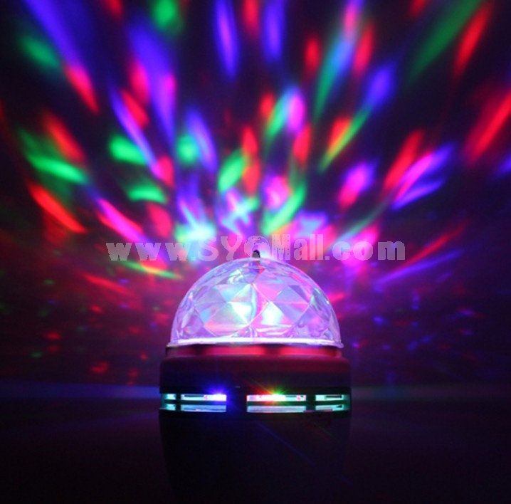 Sound Actived Mini LED Crystal Magic Ball for Disco Party Stage (DC5V)