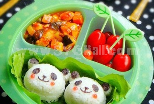 2Pcs Cute Bear Pattern DIY Rice Mold Creative Kitchen Tool